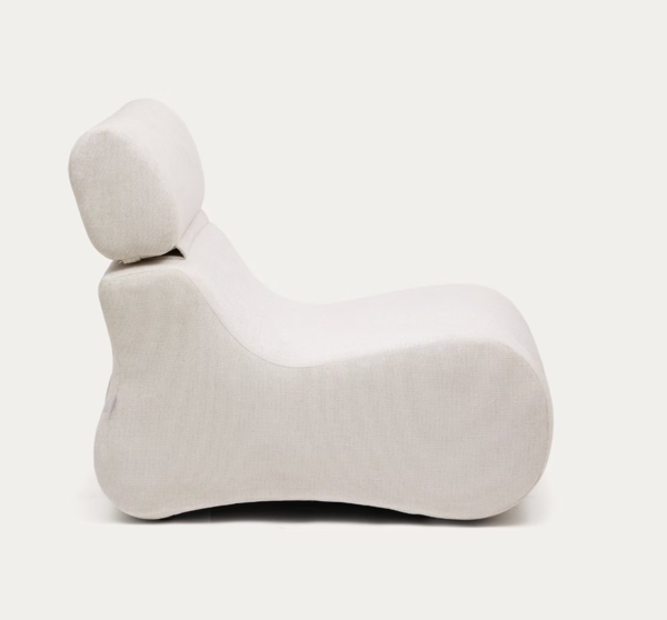 White Chenille Armchair (4)