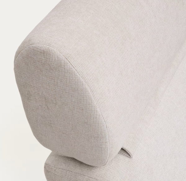White Chenille Armchair (7)